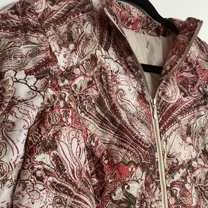 Never worn Paisley printed shacket